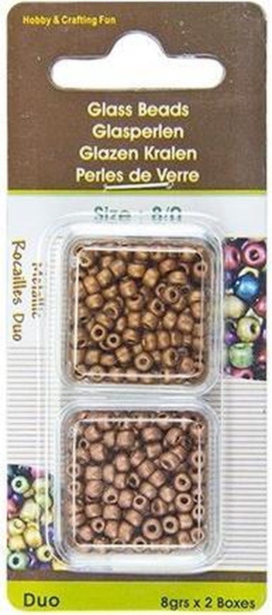 Rocailles Metallic Duo Metallic Duo, 8/0. 2 X 8 gr. No. 4502