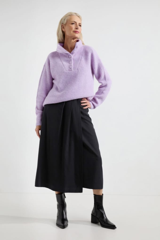 Josephine & Co Aafke Skirt Black Größe: 40 | Midiröcke Outlet | Damen | Schwarz