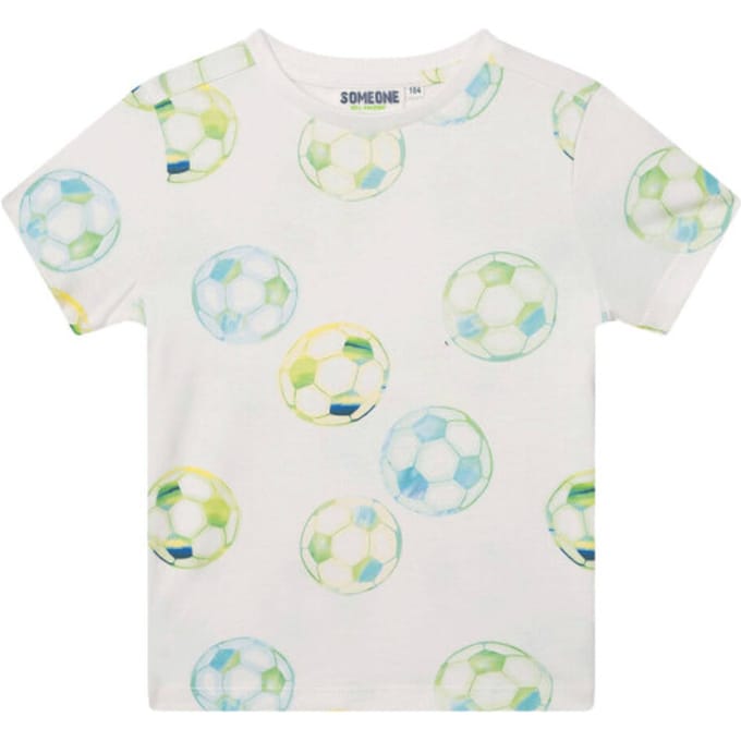 Someone DIRK-SB-02-H Jongens T-shirt - ECRU