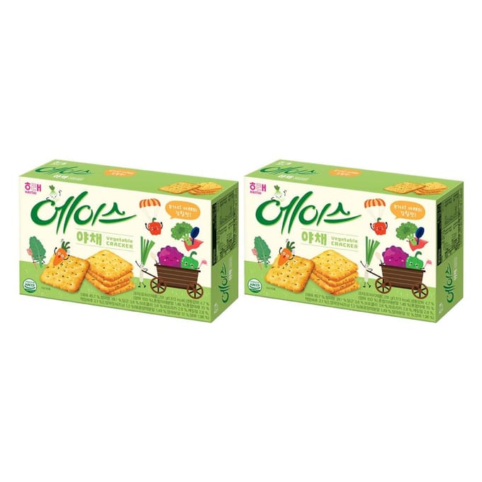 Haitai Ace Groentekrakers Knapperige Hartige Snack 291g x 2 Pak