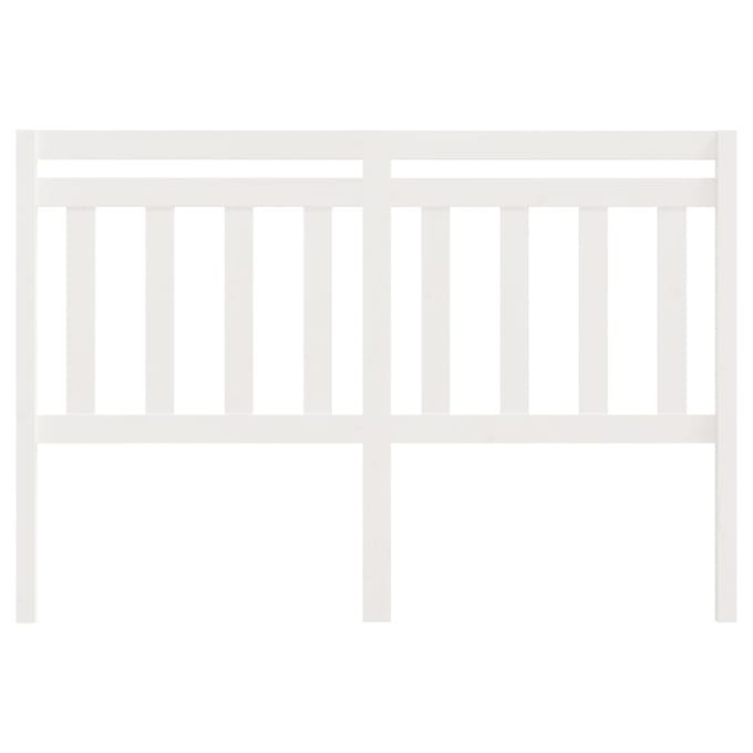 vidaXL - Hoofdbord - 166x4x100 - cm - massief - grenenhout - wit