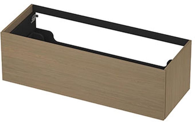 INK - Onderkast 1 Lade Push 2 Open Decor - 1200x450x376 Mm - Olijf Eiken