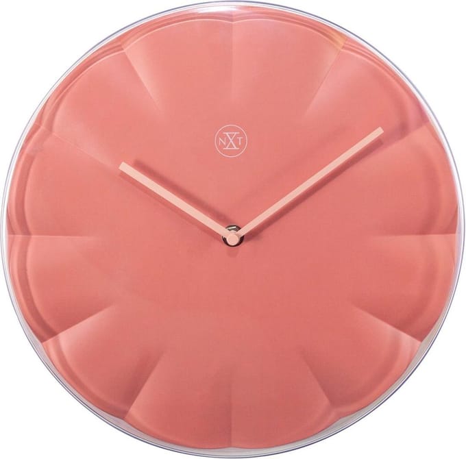 nXt Sweet – Wandklok – 20 cm – Plastic – Rood – Stil