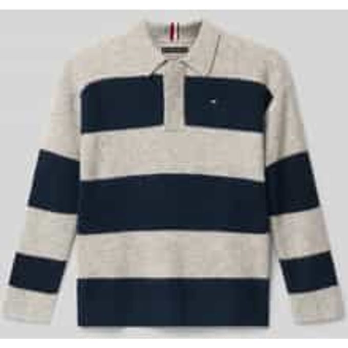 relaxed fit gebreide pullover met wol