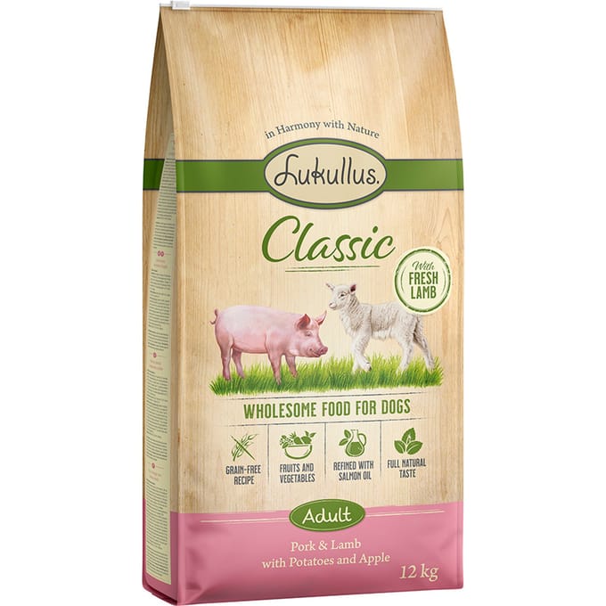 Lukullus Classic Varken & Lam - Voordeelpakket: 5 x 1 kg Nieuw Receptuur