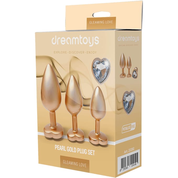 Anale Plug Dream Toys Gleaming Love Gouden