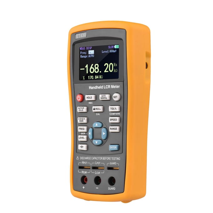 2,5-inch LCD digitale handheld 100kHz LCR-meter LCR-multimetertester voor inductiecapaciteit zwart