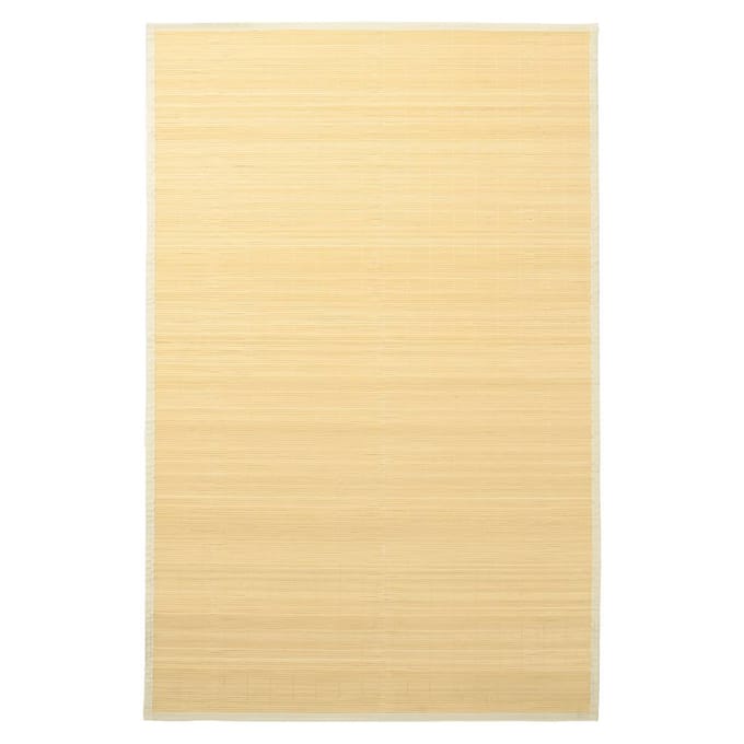 vidaXL - Tapijt - 100x160 - cm - bamboe - natuurlijk