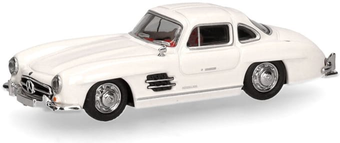 Mercedes Benz 300 SL (Vleugeldeur), Wit