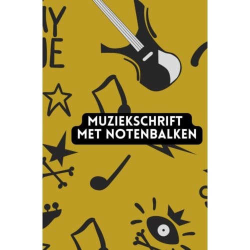 Muziekschrift Met Notenbalken - Gold Arts Books