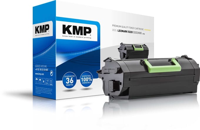 Lexmark 522X - Ekstra High Yield - Black Toner - Lasertoner Zwart