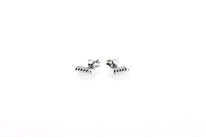 Karma Oorbellen Spiral Zilver