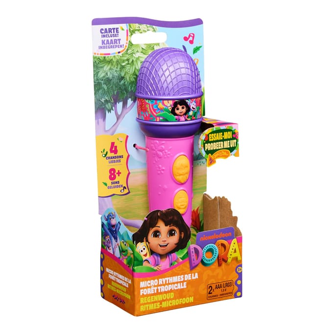 Spinmaster DORA Microfoon met muziek & geluid Speelfiguren & personages Interactief speelgoed