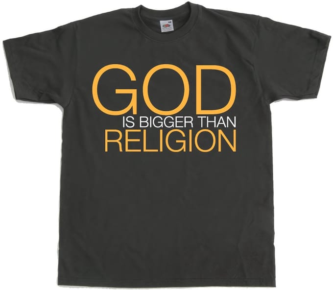 Hybris God Is Bigger Than Religion -T-shirt SH-1-15025-LFH2-2