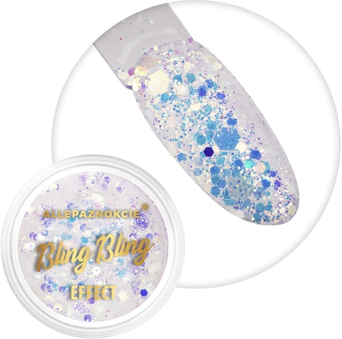 Allepaznokcie Bling Bling - Nagelpoeder - 1g - Nr 10