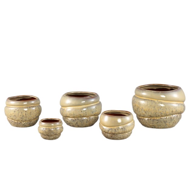 PTMD - Pot Jordanna - Geel - 22x22x16.5cm