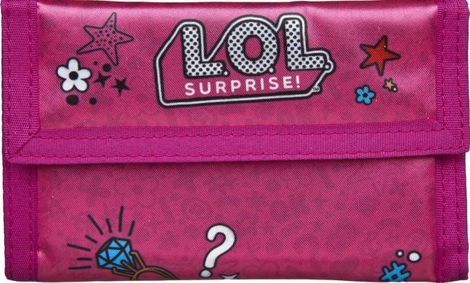 Undercover - Lol portemonnee - voor Kinderen - Roze - Klittenband