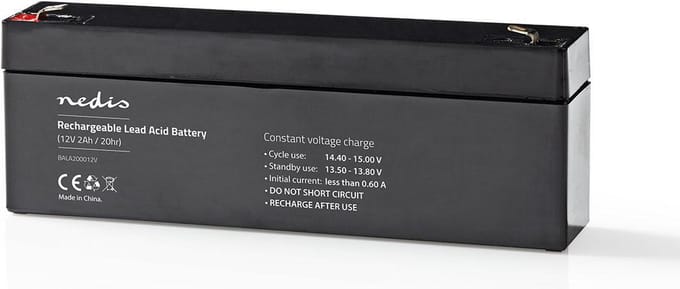 Nedis BALA200012V - UPS battery - Lead Acid - 2000 mAh