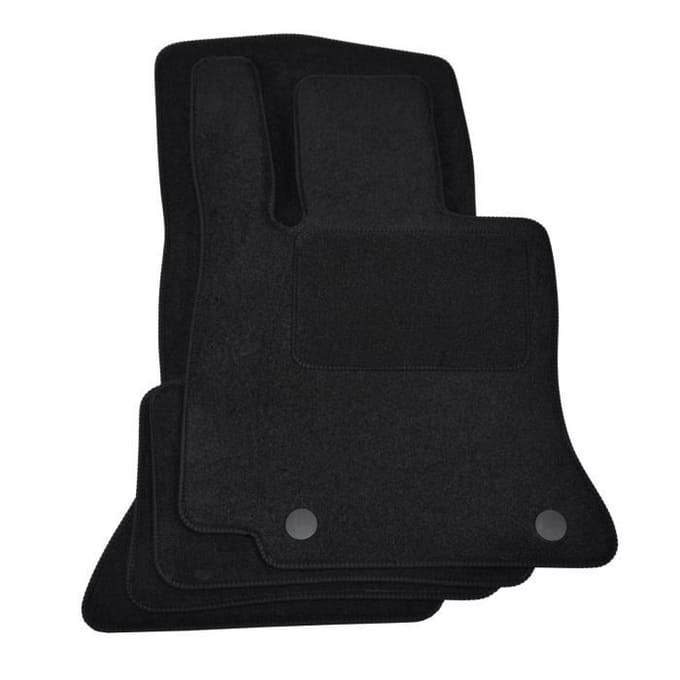 Vloermatten - Mercedes - C-klasse W206 S206 - Zwart velours - 4 stuks - Antislip