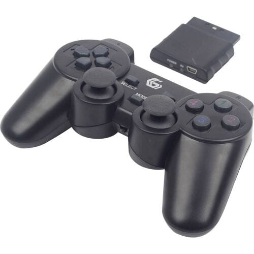 Gembird Wireless Dual Vibration Gamepad - Wireless Controller - Sony PlayStation 2