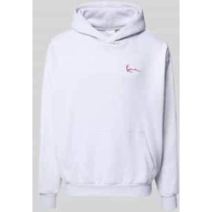 oversized fit hoodie met gestikt logo