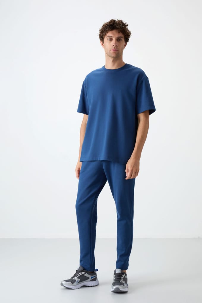 Heren Oversized T-shirt en Broek Set