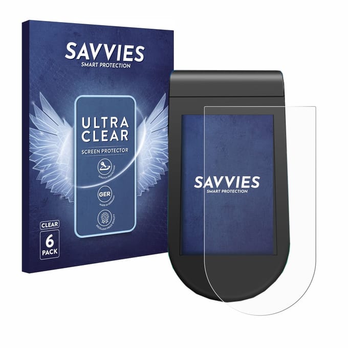 Savvies - Screenprotector voor SoFlow SO4 Pro MAX - Folie Beschermfolie transparant 6 Stuks
