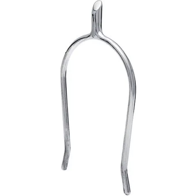 Sefton Stainless Slim Straight Neck Out Rowels Sporen Zilver 25 mm