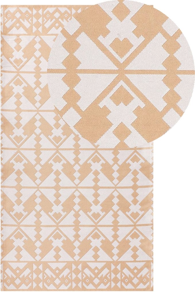 BALASORE - Tuintapijt - Beige - 80 x 150 cm - Polypropyleen