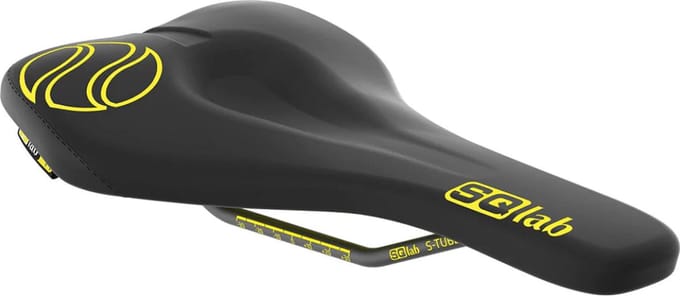 SQlab Ergowave Fietszadel 611 Active - Fietszadel - EW Flow Yellow - LTD - 13 cm