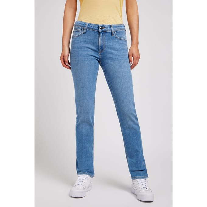 Lee Elly Mid Jeans Blauw 32 / 33 Vrouw