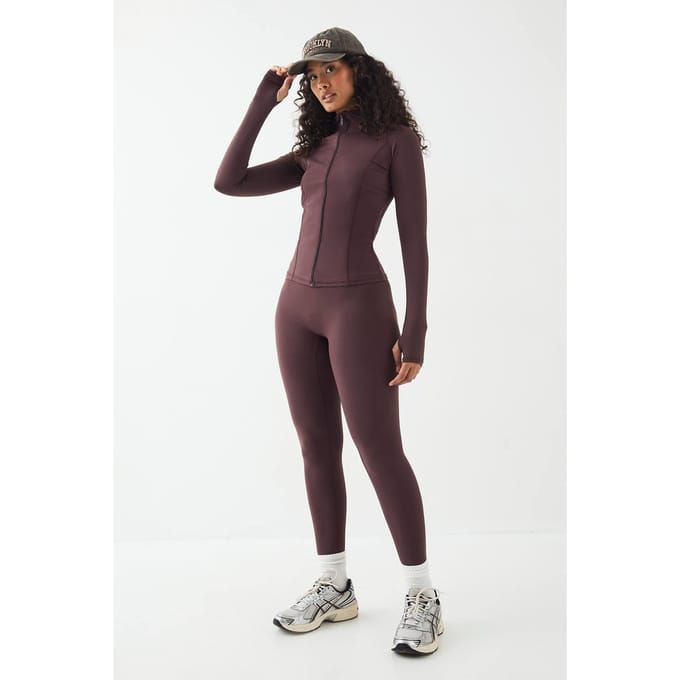 Dames DSGN Studio Tall Ultra Sculpt Hoge Taille Legging | Chocolate | Maat: XS