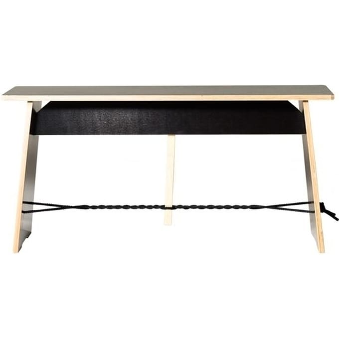 Moormann - Lange Max - Linoleum zwart - rood touw - S