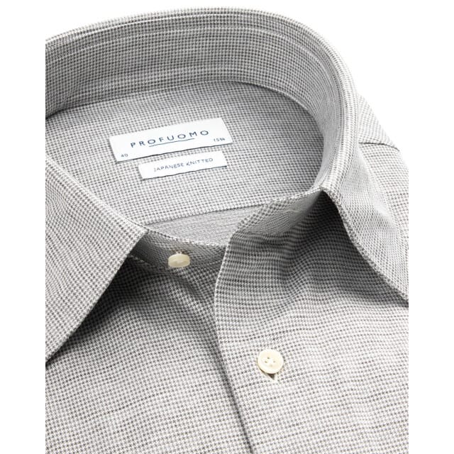 Profuomo Japanese knitted dress shirt