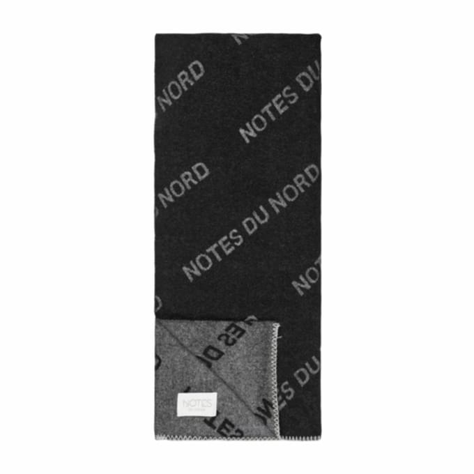 Scarf Notes du Nord Women Isaya Wool Noir Mix