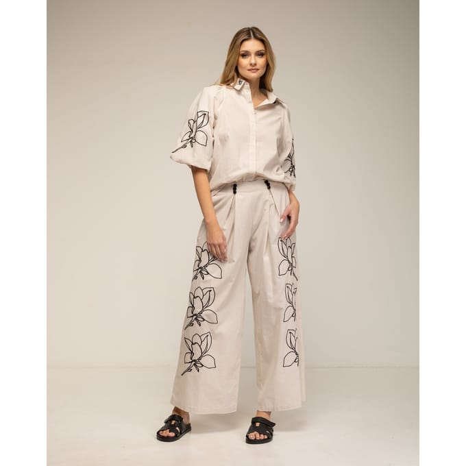 Set van broek en blouse