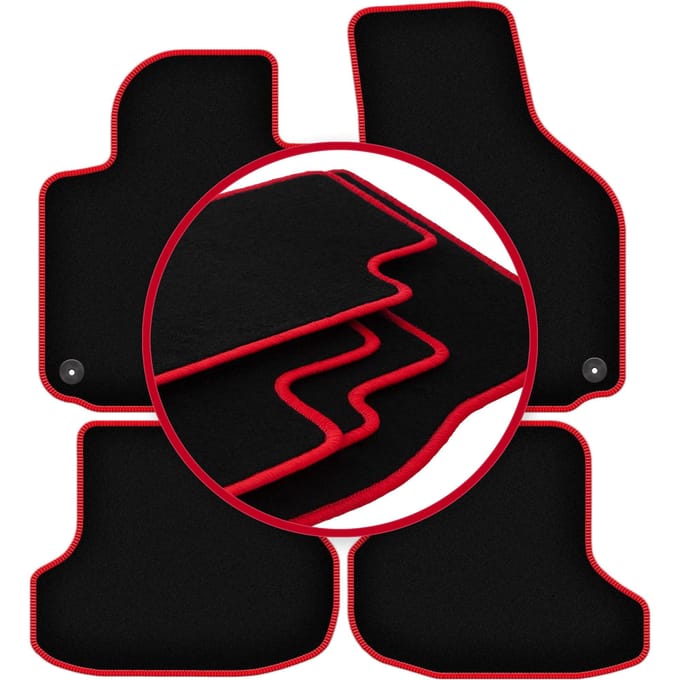 CARLUX-RED automatten voor: Volkswagen Golf VI cabrio (2011-2016)
