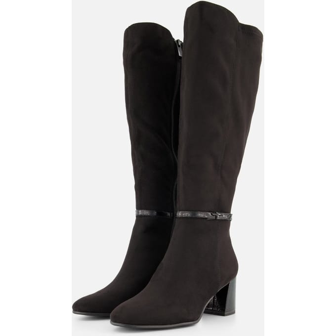 Tamaris Tamaris Hoge laarzen zwart Imitatiesuede