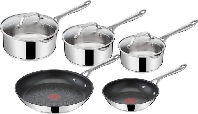 Tefal Jamie Oliver E304S544 pannenset 8 stuk(s)