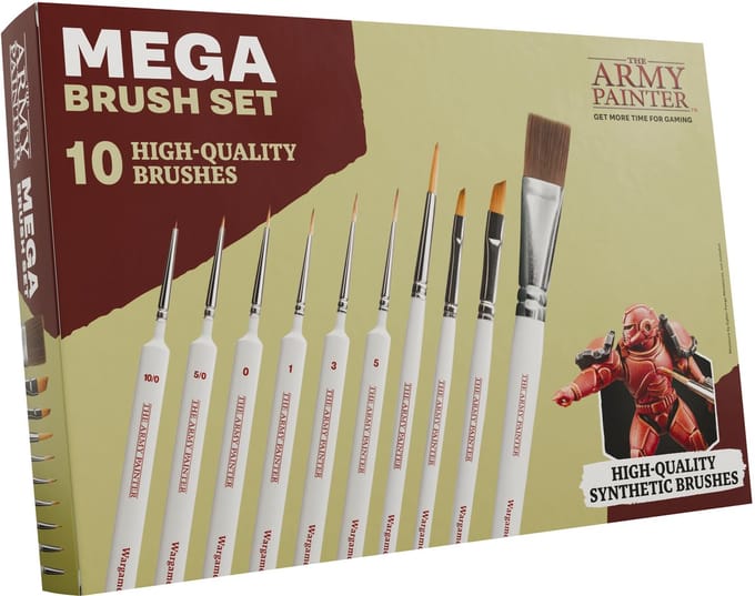 The Army Painter Mega Brush Set schilderpenseel set miniaturen.