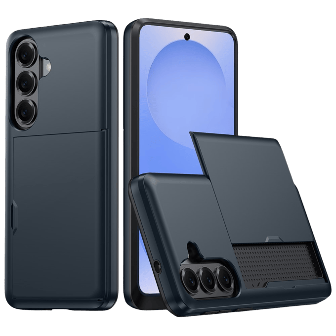 Amorus Samsung Galaxy A57 Hoesje met Pashouder Blauw