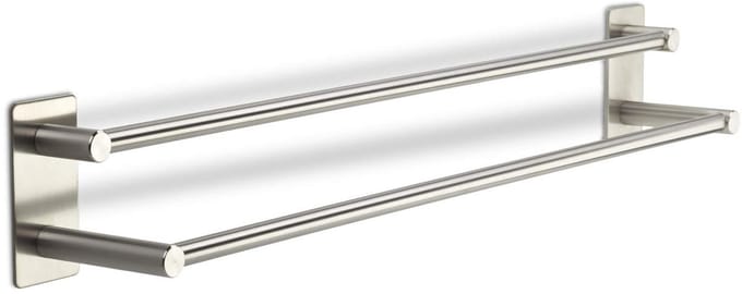 Wandgarderobe Talida zelfklevend van RVS Lengte: 585 mm dubbele