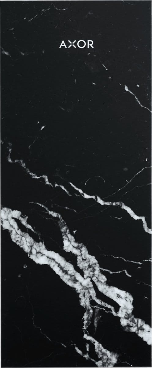 Axor MyEdition - Afdekplaat 120 mm, zwart marmer 47915000