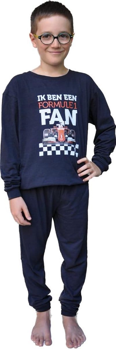 Tukk jammies ik ben een formule 1 fan Pyjama maat 140
