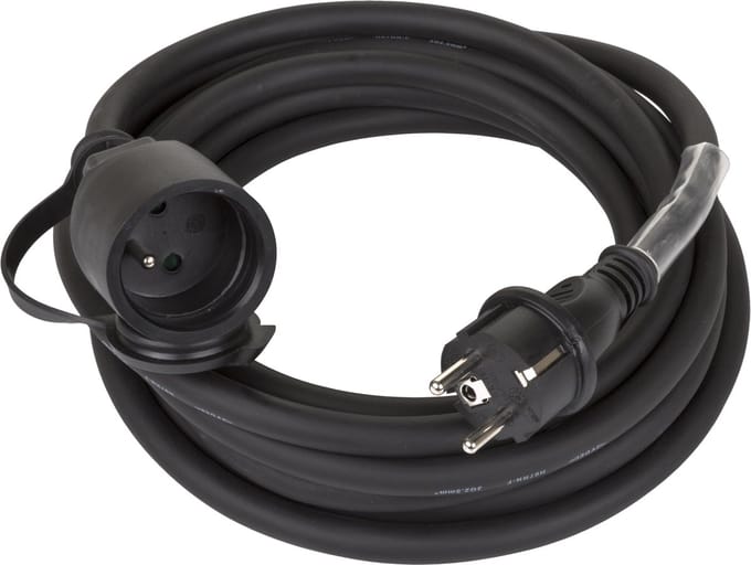 Professionele verlengkabel - 5M - 3G2,5 - H07RN-F - IP44