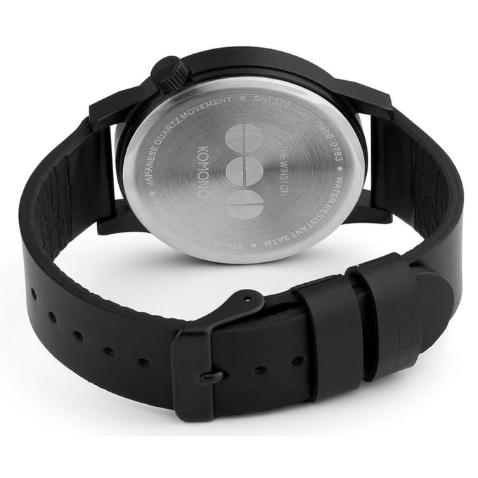 Komono - Horloge Winston Regal - Zwart - Ø 41mm