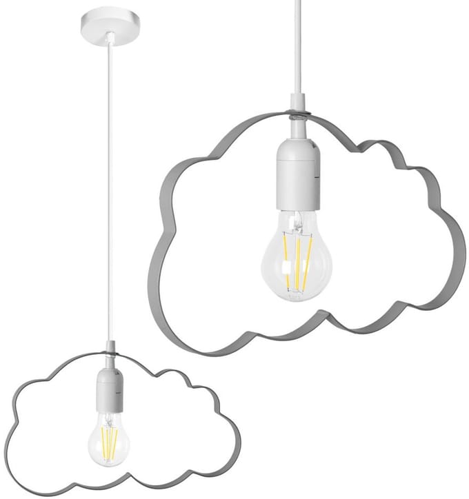 Toolight Lh2077-2 Hanglamp Grijs 34,5X34,5X99,5Cm