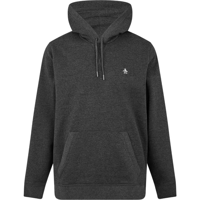 Original Penguin Heren Hooded Regular Hoodie (Donker houtskool)