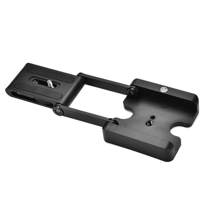 Z-Type Kantelbare Flexibele Opvouwbare Statiefkop 1/4  Montageschroef voor Nikon Canon DSLR black