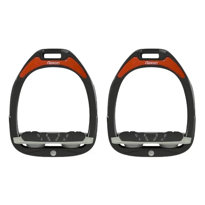 Ultra Grip Ingebouwde Helling Beugels Antraciet/Wit/Oranje Flex-On Green Composite
